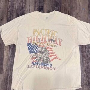 Urban Outfitters Cream Graphic Tee